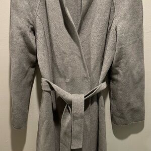 Ellen Tracy Classic Gray Trench Coat